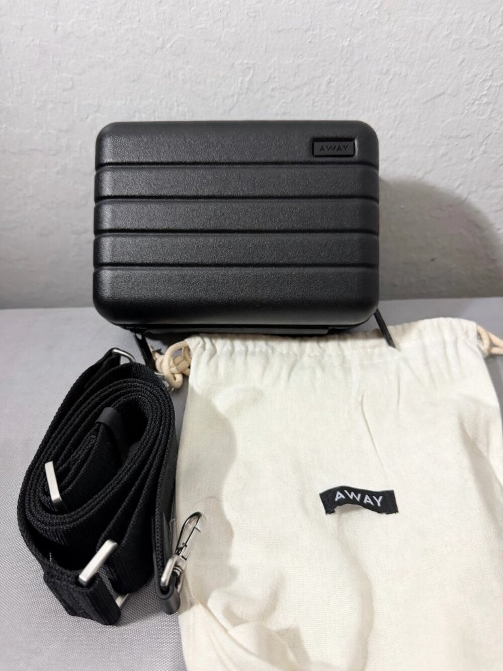 Away Mini Crossbody Bag — Black, Brand New